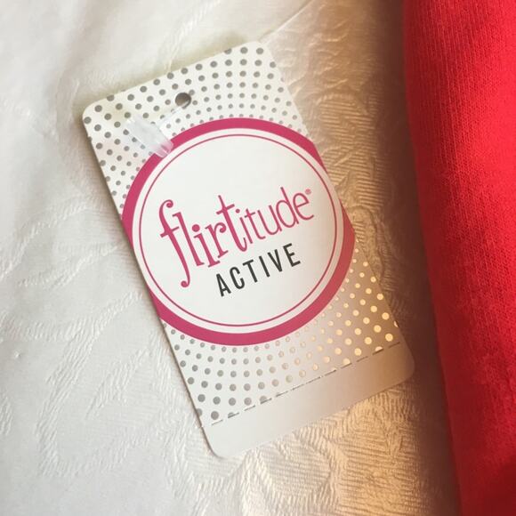 Flirtitude Active Romper Red Gray X-Small - Picture 9 of 12
